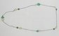 Vintage Gold-Tone Sterling Silver Long Beaded Necklace, 46 inches - 33.8g