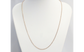 Vintage 10k Rose Gold Link Necklace, 17 inches - 1.0g