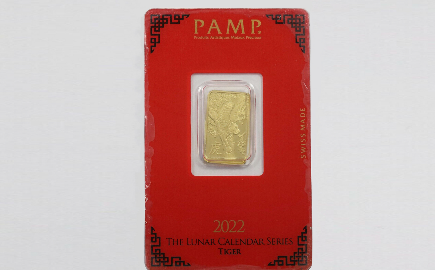 5g Gold Bar - Pump Lunar Year of the Tiger 2022 - Lunar Calendar Series