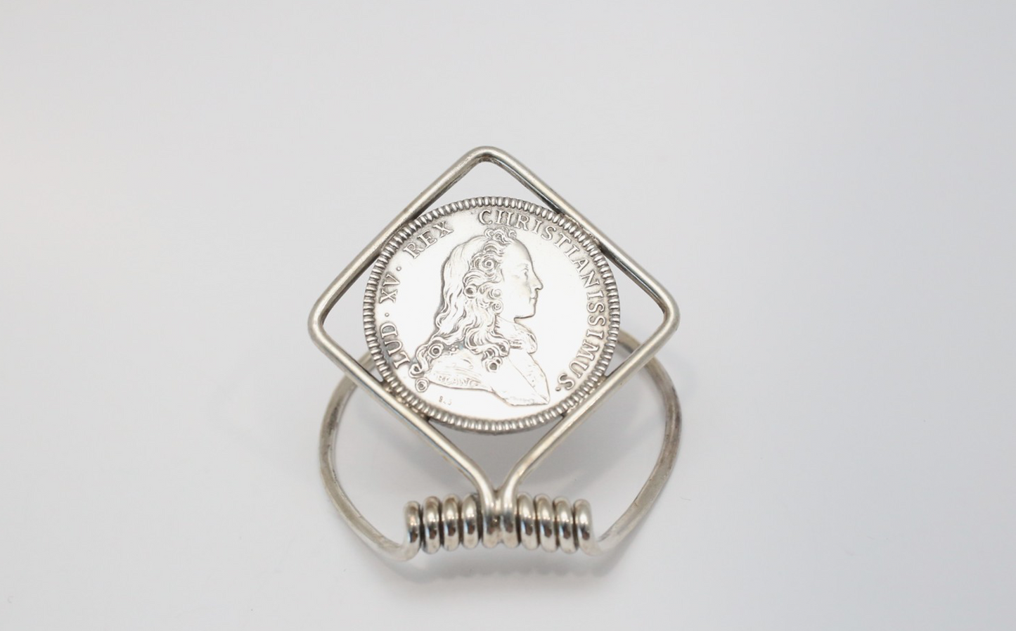 Vintage Sterling Silver Coin Money Clip, 24.2g