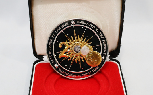 2000 The Franklin Mint Sterling Silver Annual Calendar, 7.46oz