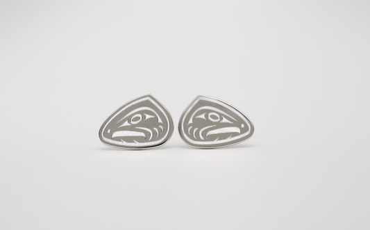 Birks 2007 Sterling Silver Motif Cufflinks, 15.0g