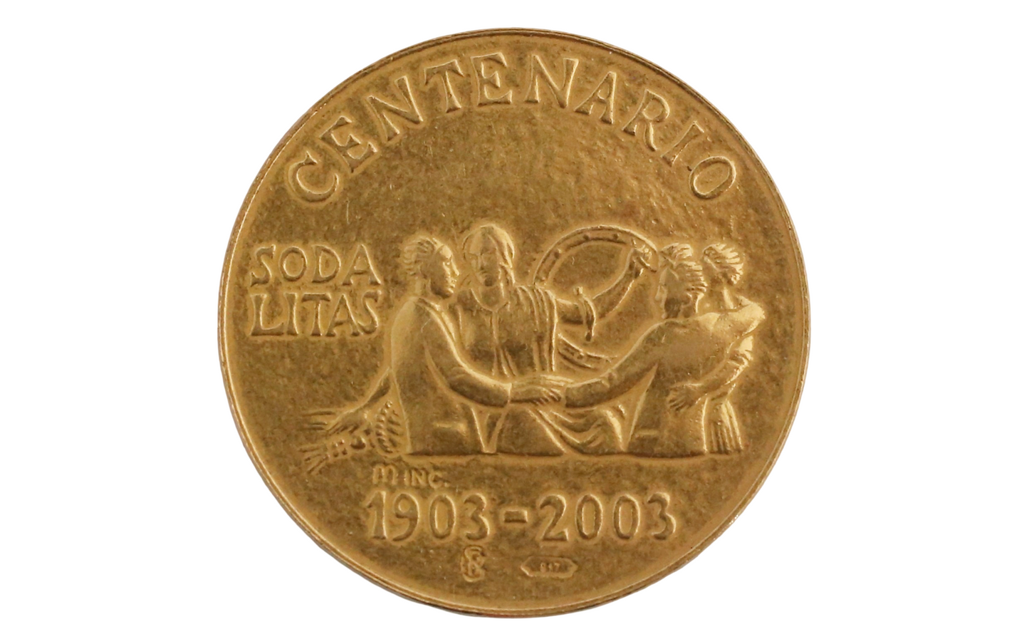 22k Italia Centenario In Portv Navigo Gold Coin - 20.0g