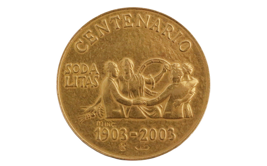 22k Italia Centenario In Portv Navigo Gold Coin - 20.0g