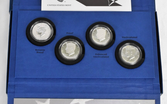 50th Anniversary Kennedy Half Dollar Sterling Silver Coin Collection
