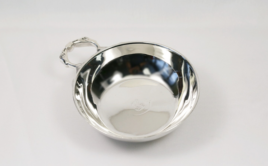 Tessiers Ltd London Sterling Silver Wine Taster Tastevin, 130.0g