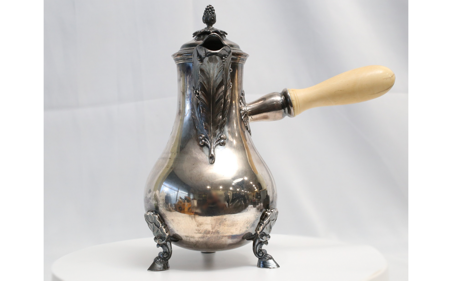 Antique A.Aucoc Solid Silver French Coffee Pot, 32.0oz