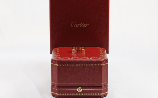 Cartier 18K Rose Gold Love Ring Size 5.25 - 5.5g