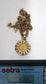 Heavy 14k Yellow Gold Chain & 22k Gold Coin Pendant, 36 inches - 415.5g