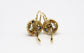 Mosaico 18k Yellow Gold Multi-Gemstone Domed Earrings - 7.1g