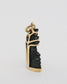 18k Yellow Gold Naga Buddha Amulet, 7.3g