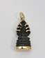 18k Yellow Gold Naga Buddha Amulet, 7.3g