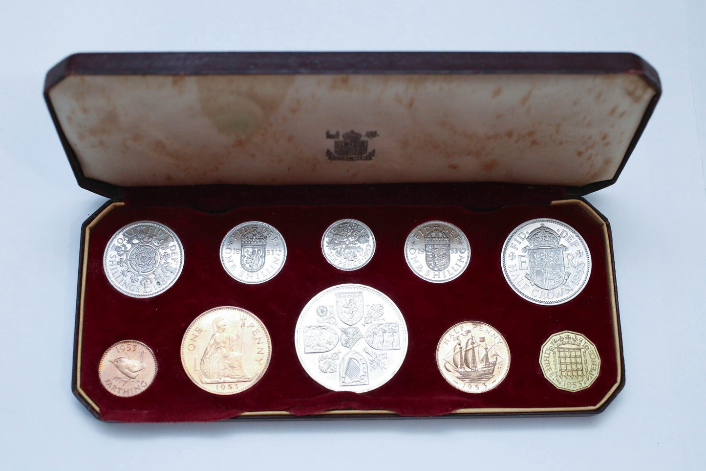 1953 Elizabeth II Coronation Specimen 10 Coin Proof Set