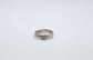 14k White Gold Handmade Tree Bark Ring, Size 6 - 3.8g