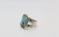 Carolyn Pollack Carlisle Sterling Silver Turquoise Ring, Size 10 - 18.5g