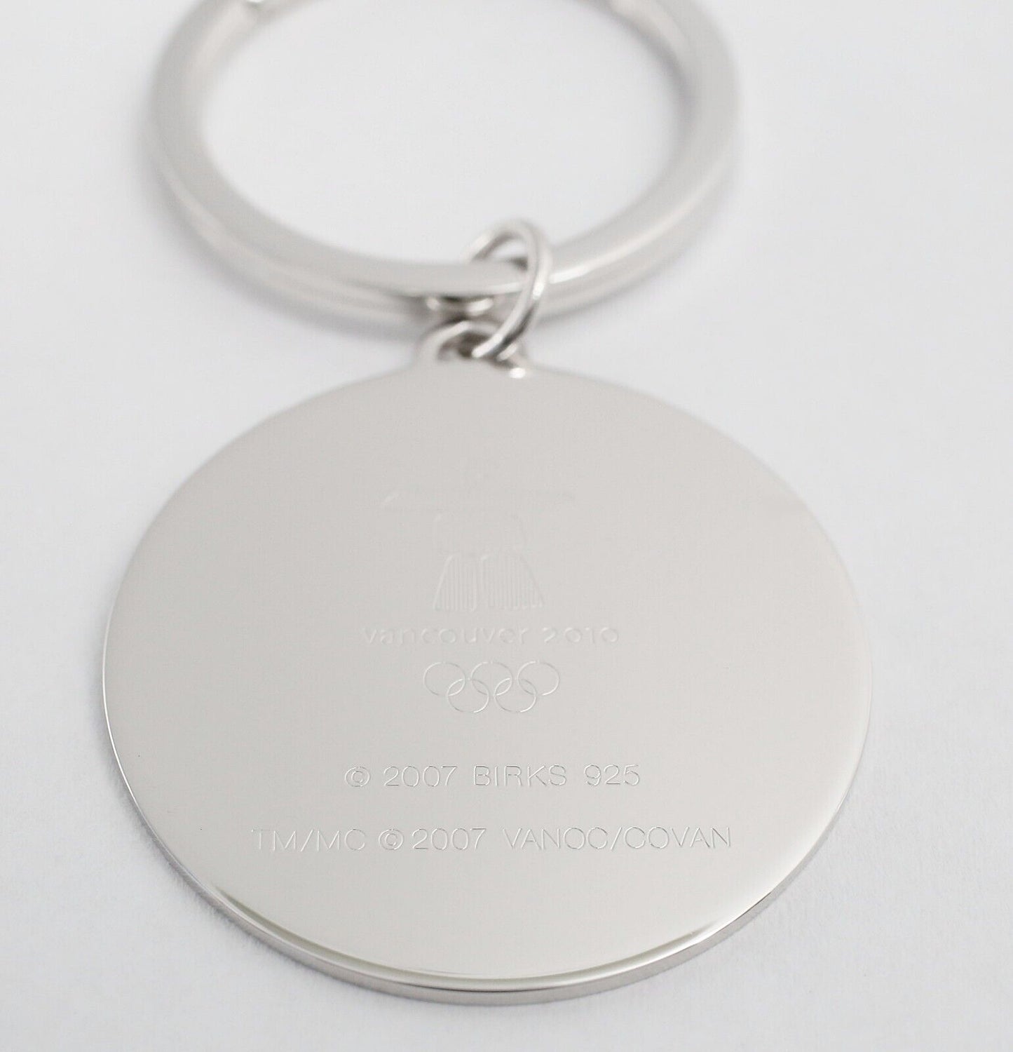 Birks 2010 Winter Olympics Sterling Silver Key Holder, 23.6g