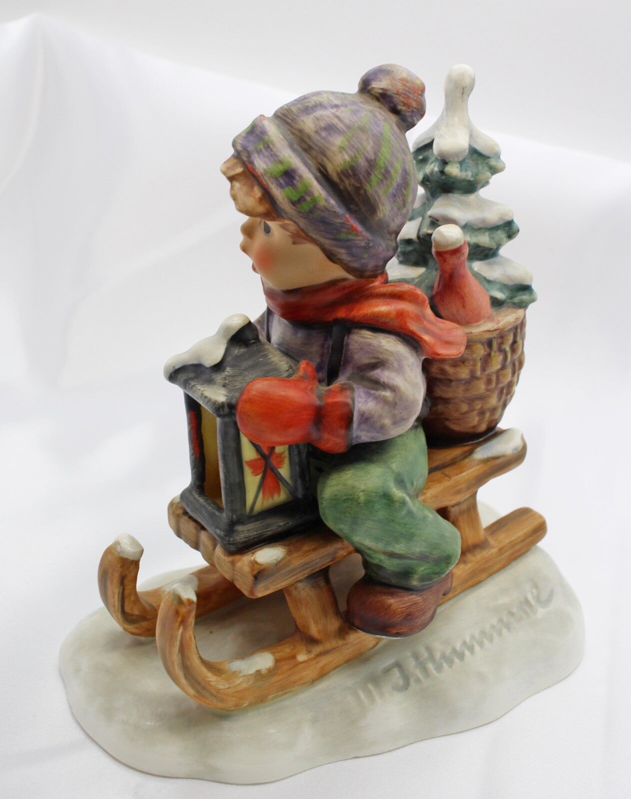 Goebel Hummel #396/1 "Ride Into Christmas" Figurine W.Germany TMK-6