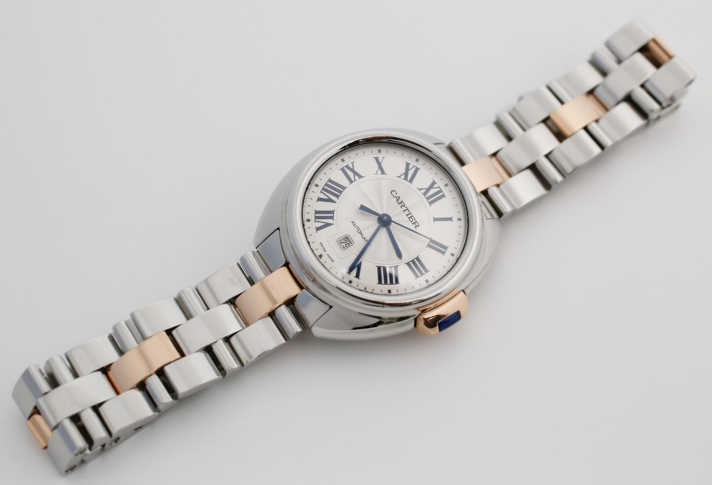 Cartier Cle de Cartier Ref. 3867 Stainless Steel/Rose Gold Automatic 33mm Watch