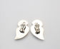 Mexico Sterling Silver Clip-On Earrings, Weighs 20.0g