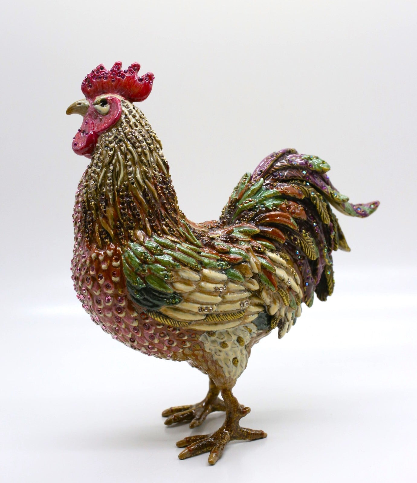 Jay Strongwater Jarvis Rooster Figurine