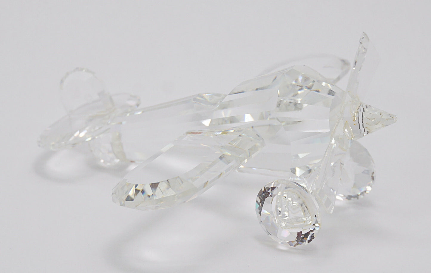 Swarovski 152111 Retired Crystal Airplane Figurine