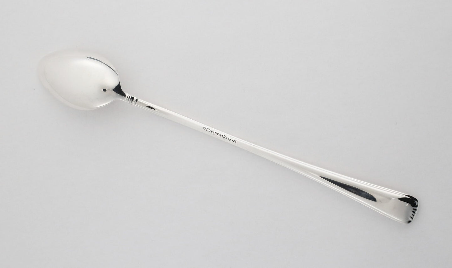 Tiffany & Co Sterling Silver Cold Beverage Spoon, 7.5 inches - 50.5g