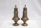 Antique "Hand Chased" Sterling Silver Salt & Pepper Shakers - 9.12oz