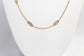 14k Yellow Gold Open Marquise Link Necklace, 27 inches - 3.2g