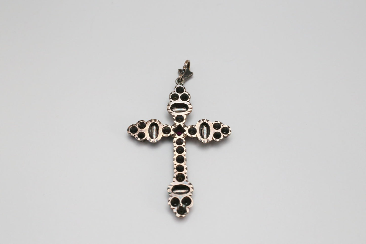 Vintage Sterling Silver Ornate Cross, 5.4g