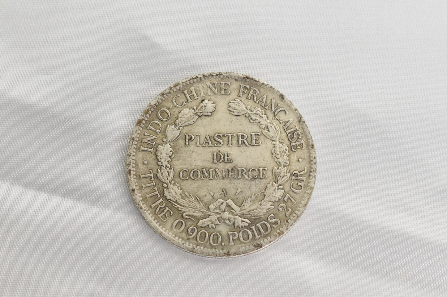 1905 French Indochina Piastre de Commerce .900 Silver Coin 27gr