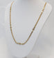 14k Yellow Gold Mesh Link Filigree Chain, 20.5 inches - 11.2g