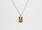 Alaskan Gold Nugget Style "U" Pendant, 1.6g