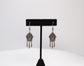 Antique European 835 Silver Dangle Earrings, 5.1g