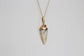 14k Yellow Gold Quartz Pendant, 4.4g