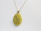 18k Yellow Gold Jadeite Pendant, 17.6g