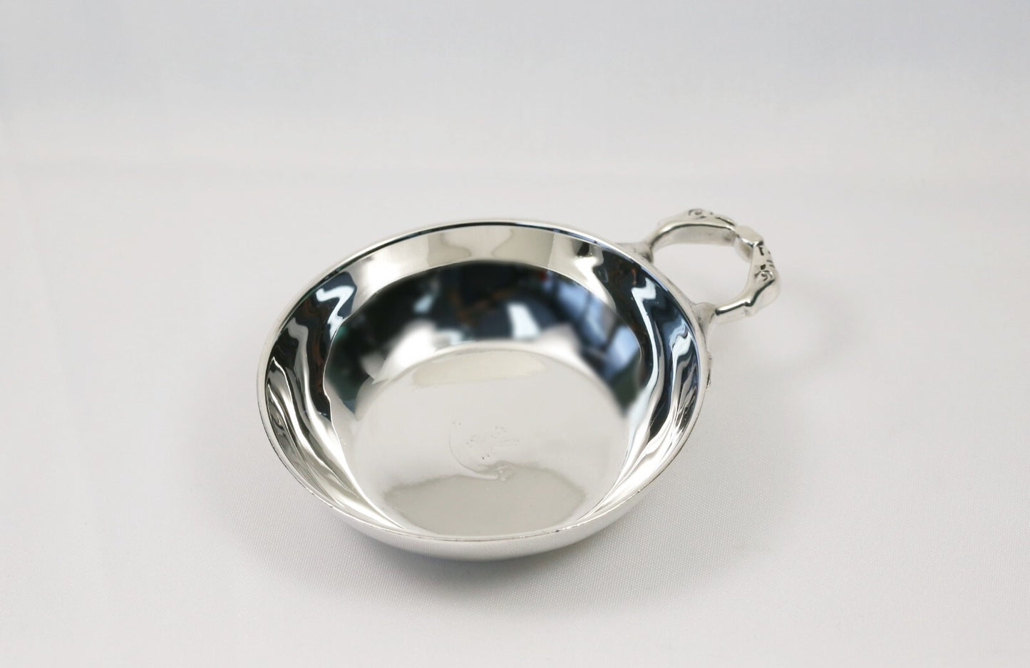 Tessiers Ltd London Sterling Silver Wine Taster Tastevin, 130.0g