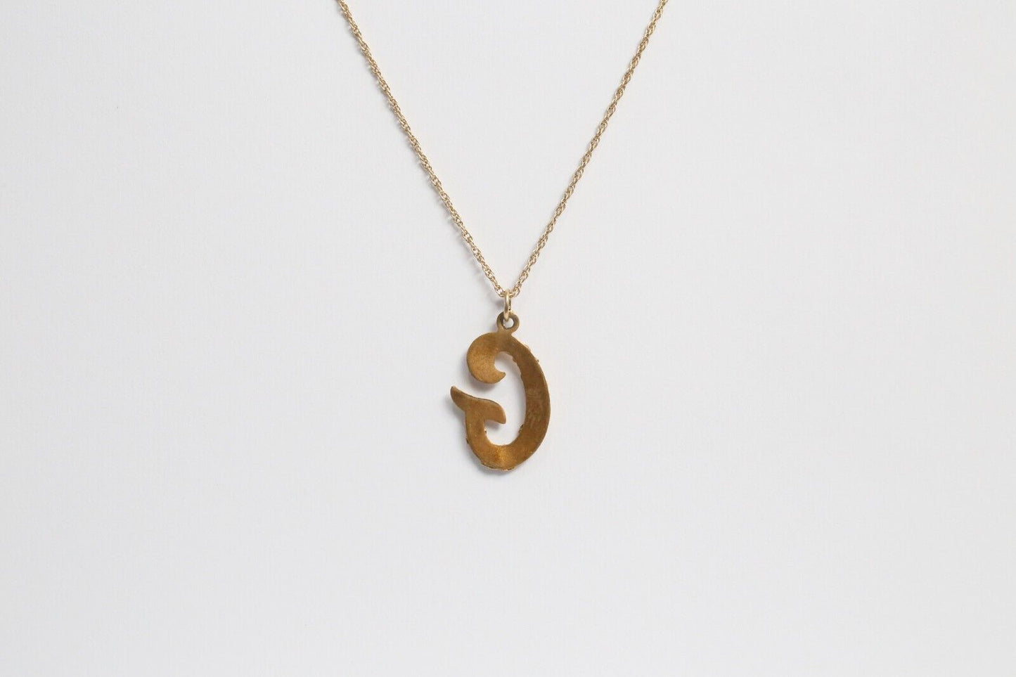 Alaskan Gold Nugget Style "G" Pendant, 1.4g