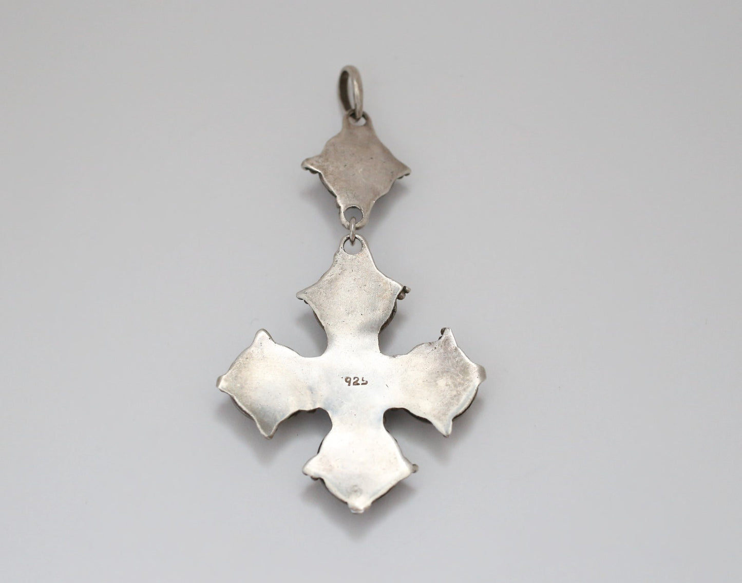 Vintage Sterling Silver Amethyst Pendant, 10.7g