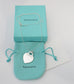 Tiffany & Co. Sterling Silver Blue Splash Heart "Please Return to Tiffany" Necklace, 18 inches