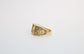 14k Yellow Gold Diamond NIKE Pendant, 25.5g