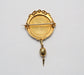 Victorian 21k Yellow Gold Hand Painted Enamel Brooch, 11.2g