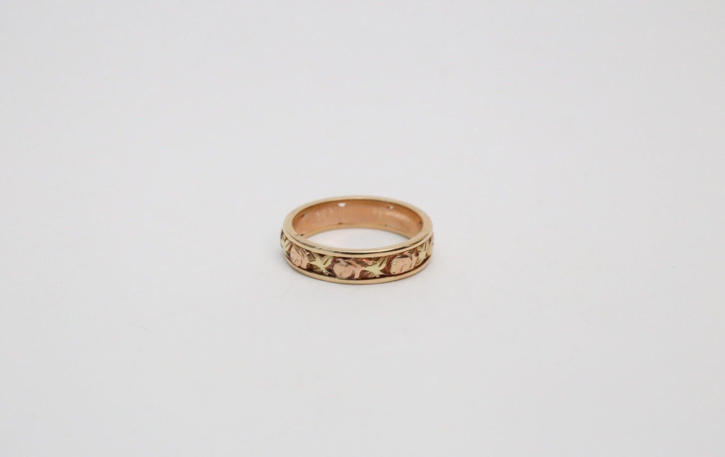 Vintage 14k Yellow Gold Band, Size 5.5 - 3.4g