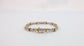 14k White & Yellow Gold Diamond Tennis Bracelet, 7 inches - 16.0g