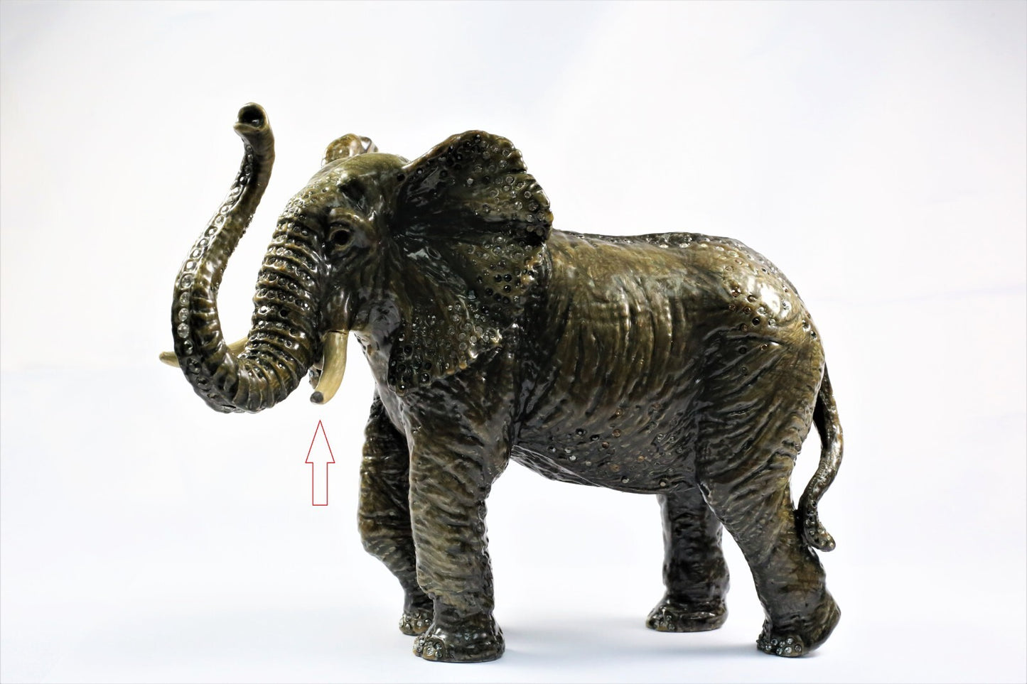 Jay Strongwater Limited Edition Enameled Elephant Figurine