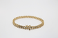 14k Yellow Gold Diamond Tennis Bracelet, 7 inches - 13.7g