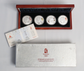 China 2008 Beijing Olympic Series I Silver Coin 4pc Set with Box & COA