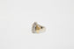 14k White & Yellow Gold Diamond Bee Ring, Size 7 - 7.6g