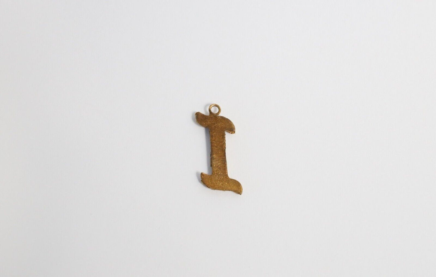 Alaskan Gold Nugget Style "I" Pendant, 1.2g