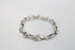 Sterling Silver Elongated Marquise Link Bracelet, 9 inches - 50.6g