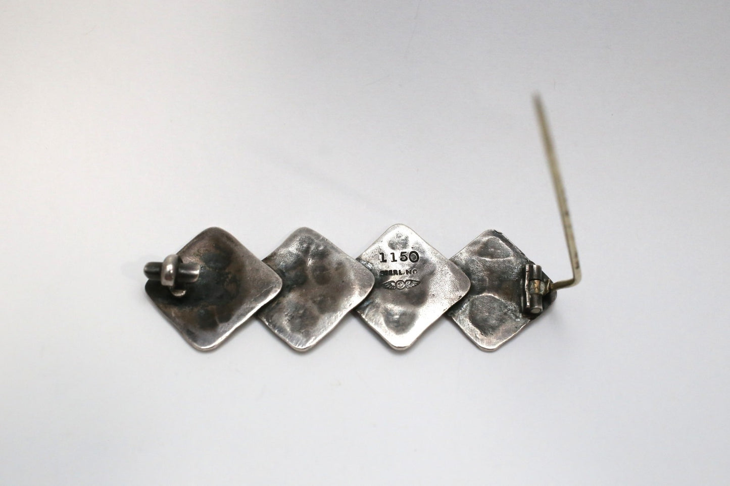 Vintage Sterling Silver Classical Portrait Panel Brooch, 12.7g